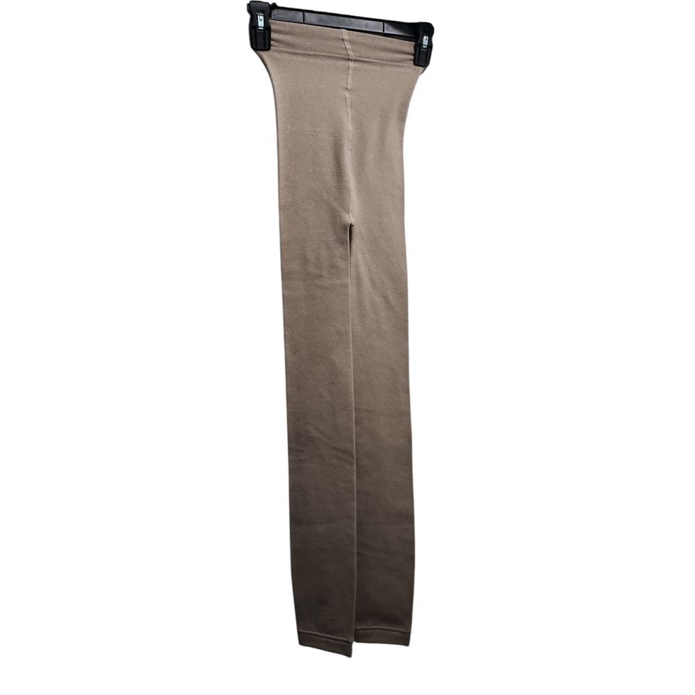Anne Klein Taupe Seamless Leggings Stretch Comfort Athleisure fleece lined M/L - Picture 2 of 4